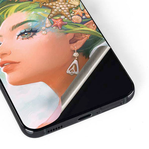 Mermaid with Sea Stars in Her Hair by Ivy Dolamore Galaxy S22 Plus Skin